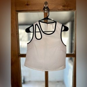 XXS BCBG jersey knit crop top